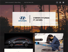Tablet Screenshot of obrienhyundaiftmyersblog.com